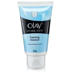  Olay Natural White Foaming Cleanser Facial Foam 50g Free 
