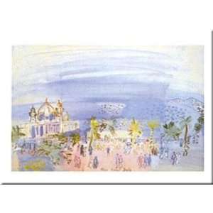     Casino in Nice   Artist Raoul Dufy   Poster Size 31 X 24 inches