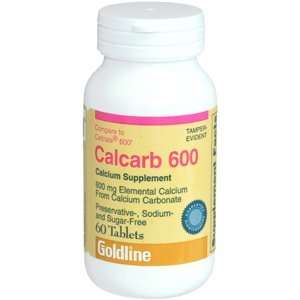  CALCARB 600 G/L 60TB TEVA PHARMACEUTICALS (OTC) Health 