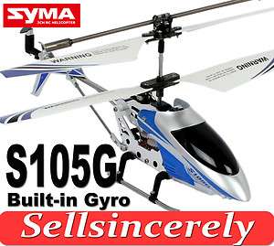 NEW SYMA 3CH MINI RC R/C GYRO S105   G METAL HELICOPTER  