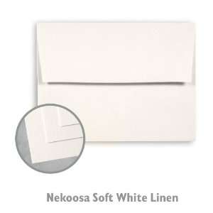  Nekoosa Linen Soft White envelope   250/Box Office 
