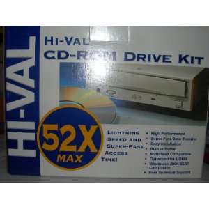   drive   CD ROM   52x   IDE   internal   5.25   white Electronics