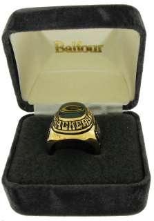 Football Offical NFL Ring Green Bay Packers Sz 10.5  