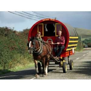  Horse Drawn Gypsy Caravan, Dingle Peninsula, County Kerry 