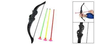 Child Plastic Monkey Black Bow and Arrows Game Shooting Toy Set  