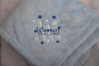 Personalized Monogrammed Baby Mini Security Blanket  