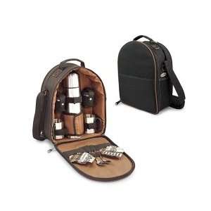  Picnic Time Java Express   Black w/Brown and Java print Coffee 