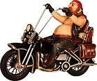 Fat Hog Biker on Harley Motorcycle Antique repo New Fun