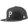 New Era MLB 59Fifty Black & White Basic Cap   Mens   Pirates   Black 