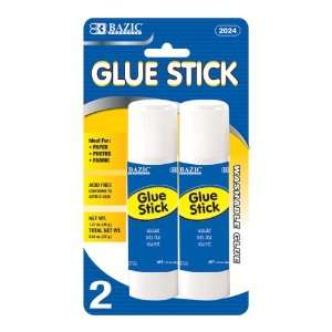  BAZIC Jumbo Glue Stick, 36 grams 1.27 ounces, 2 Per Pack 