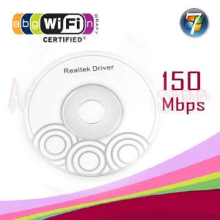 1000MW 150M WIFI USB Wireless LAN Adapter 5DBI 802.11b/n/g Antenna 
