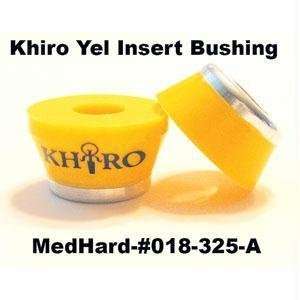  Khiro Insert Bushing Alum. Yellow Med. Hard Top/Bottom 