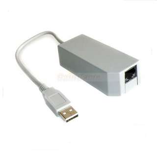USB LAN ADAPTER CONNECTOR FOR NINTENDO Wii NETWORK GAME  