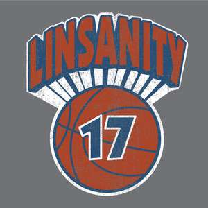 LINSANITY Jeremy Lin jersey New York Basketball Harvard Knicks Vintage 