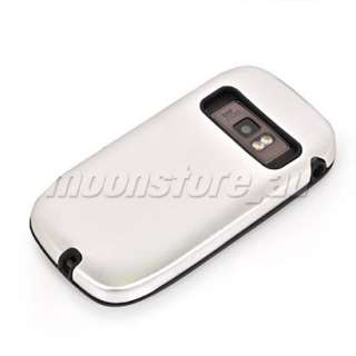 NEW HARD ALUMINUM METAL CASE COVER FOR NOKIA C7 SILVER  
