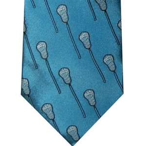   Sports Woven Lacrosse Stick   Blue Lacrosse Tie