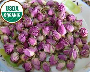 100% Organic Imperial Dried Pink Rose Buds Tea 100g  