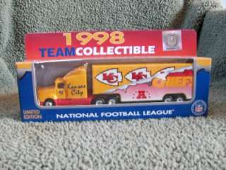 Kansas City Chiefs TRUCK 1998 NFL TEAM COLLCTBLE NEW  