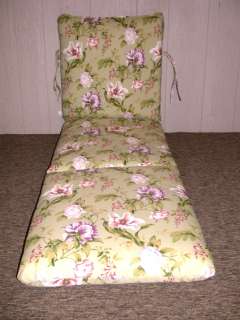 Outdoor Patio Chaise Cushion ~ Jorene Light NEW  