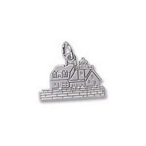  Rockland Me. Lighthouse Charm   14k Yellow Gold Jewelry