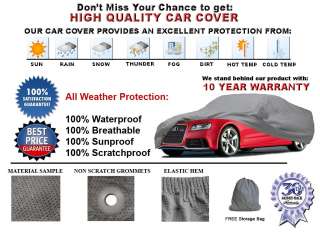 Our100% waterproof Car Cover will provide all yearround protection to 