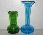 BISCHOFF Pair Mini Vases M3 Emerald 131 Blue