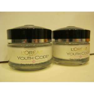  Loreal Youth Code Day/ Night .5oz (2 Pack) Beauty