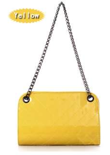   womens Diamond Stitch bags Patent leather Shoulder bag Handbags Purse