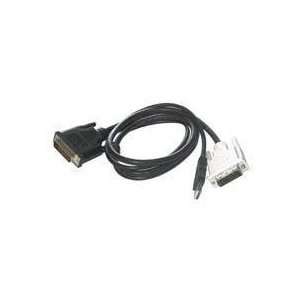 15ft M1 Male to DVI D Male + USB Cable Electronics