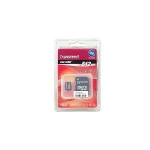  512 MB MICROSD MEMORY CARD W/ADAPTER Electronics