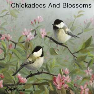   Chickadee Single Design Microfiber Cleaning Cloths