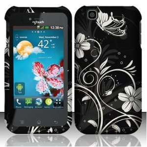  Lu9400 E739 (T mobile) Rubberized Design Cover   White 