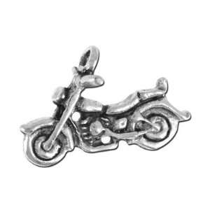  22x14x7mm Motorcycle Pewter Charm Arts, Crafts & Sewing