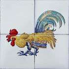 Portuguese Hand Painted Tiles Mural TRADITIONAL ROOSTER items in 