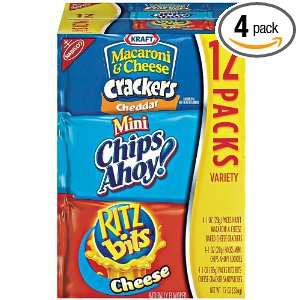 Nabisco Munch Variety Pack, 12 Count Packets (Pack of 4)  