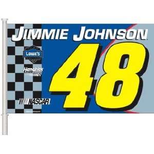  Jimmie Johnson #48 NASCAR Car Flag Patio, Lawn & Garden