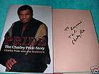 The CHARLEY PRIDE Story~1994 HB/DJ Book~SIGNED Autograp