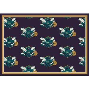  NBA Team Repeat Rug   New Orleans Hornets Sports 