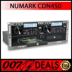 NEW NUMARK CDN 450 Rack Professional Dual /CD Player  