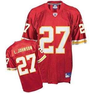  Johnson #27 Kansas City Chiefs NFL CHILD Replica Player Jersey 
