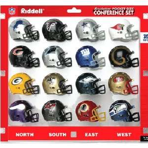   .) Revolution Style Pocket Pro NFL Helmet Set