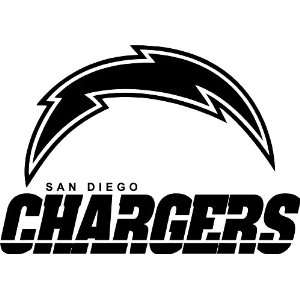   Diego Chargers NFL Vinyl Decal Stickers / 8 X 5.6 