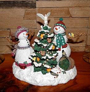 Lenox TOGETHER AT CHRISTMAS SCULPTURE Lynn Bywaters Snowman Winter 