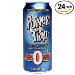  Power Trip 0 Energy Drink, Sugar Free, 16 Ounce Cans 