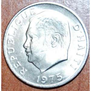  Uncirculated 1975 Haitian 5 Cent Coin 