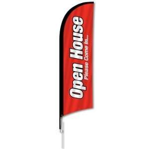  Come in Open House Feather Flag Complete Kit (Carrying Bag w/ Flag 