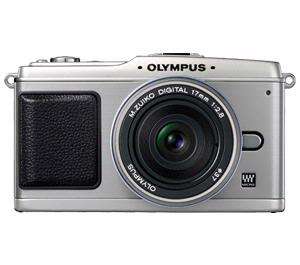 Olympus PEN E P1 Micro 4/3 Digital Camera & 17mm f/2.8 Lens (Silver 