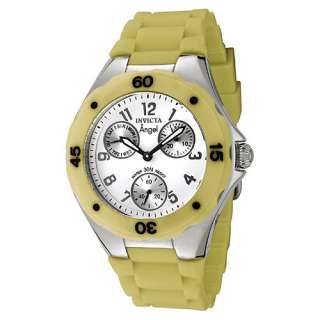 Invicta 0700 watch designed for Womens having White dial and Silicon 