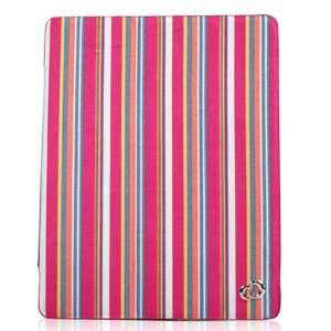    Magenta Tri PAD Canvas Case Stand for Apple iPad 2 Electronics