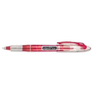  Paper Mate® Liquid Flair Marker Pen, Red Ink, Medium, 1.0 